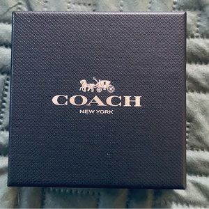 Coach heart earrings